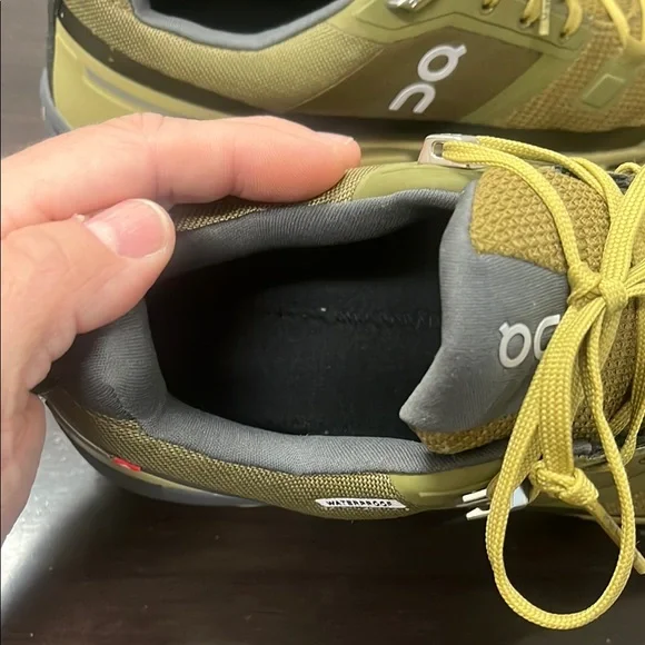 On Running Mustard and Gray Sneakers - Picture 7 of 9